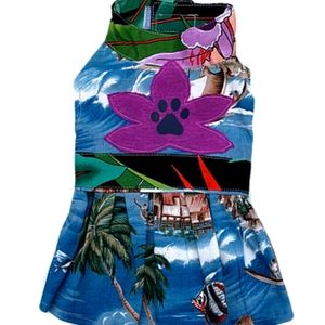 NWOT DOGGY Size Medium Hawaiian Dress